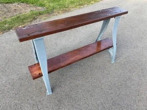 Vintage Delta Wood Lathe Cast Iron Industrial Legs Base Bench - Picture 1 of 4