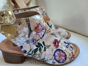 Sandalias de cuero de lujo Remonte R8770 Sling EE. UU. 5,5 para mujer UE 36 raras $119 Ecco - Imagen 1 de 8