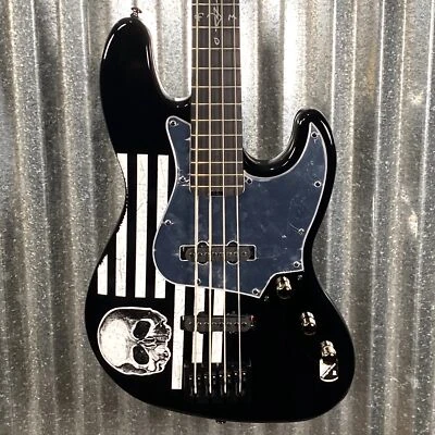 Schecter JD DeServio J-4 Black Label Society 4 String Jazz Bass Black #0007 - Image 1 of 4