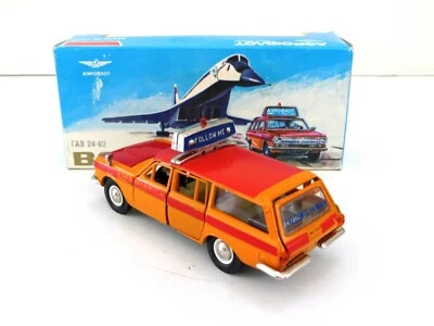 1:43 GAZ 24-02 VOLGA A23 AEROFLOT NOVOEXPORT URSS CCCP MOSKVITCH LADA VAZ UAZ Foto 1 de 4