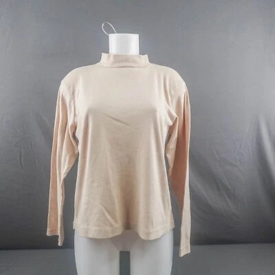 Camiseta Mountain Lake para mujer XL bronceada niña limpia minimalista suave neutrales capas Foto 1 de 4