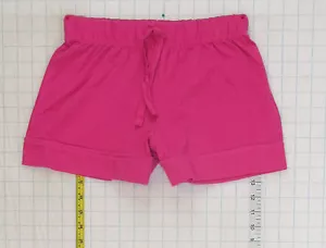 Circo sz L 10 12 Girls Bright Pink Casual Elastic Waist Shorts C0892 - Picture 1 of 6