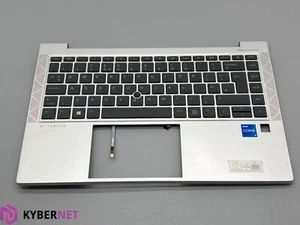 HP EliteBook 840 G8 Series 6070B1847702 Palmrest UK Layout Backlit Keyboard -40M - Bild 1 von 9