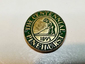 Vintage Golf Lapel Pin Centennial #8 Pinehurst Resort NC North Carolina 1895 - Picture 1 of 2