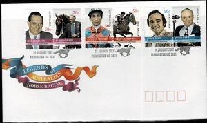 AUSTRALIA 2007 LEGENDARY AUSTRALIAN HORSE RACING FDC - Picture 1 of 1