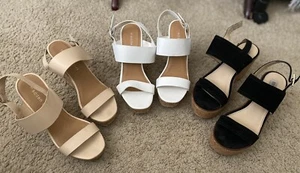 Steve Madden/Madden Mädchen Keilsandalen Paket Größe 7 - Bild 1 von 7