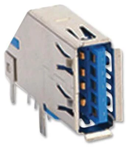 Usb Connector Usb Type A Usb 3.0 Receptacle 9 Ways Through Hole Mount RA - Picture 1 of 1