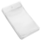 12Pcs Card Holder Business Pockets Top Open Clear Sleeves Protection Display