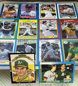 JOSE CANSECO Lot - 1986 Donruss Diamond Kings - 1991 Athletics SILVER SLUGGER - Bild 1 von 4