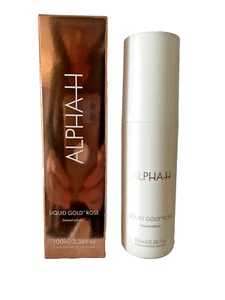 Alpha H Limited Edition Liquid Gold Rose 100ml toner exfoliation glycolic acid - Picture 1 of 3