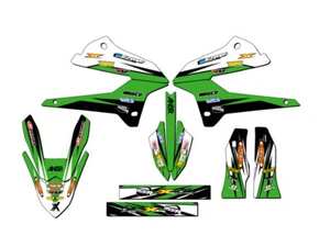 KLX 250 VELOCITY 2008-2020 Green Senge kit de gráficos compatible con Kawasaki - Imagen 1 de 10