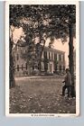Postcard My Old Kentucky Home Bardstown John Rowan Sr Home Man By Tree