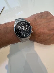 Bell & Ross Vintage 126 chronograph - Recent factory service with warranty - Picture 1 of 11