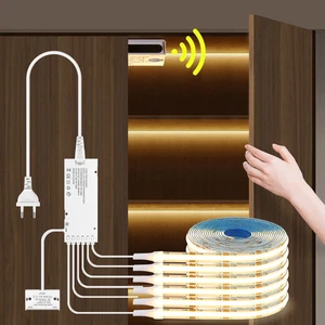 8mm Under Cabinet COB LED Strip Light Smart Door Sensor Switch F Bookcase Closet - Picture 1 of 15