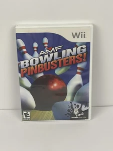 AMF Bowling Pinbusters Nintendo Wii 2007 Complete In Box With Manual CIB - Picture 1 of 4