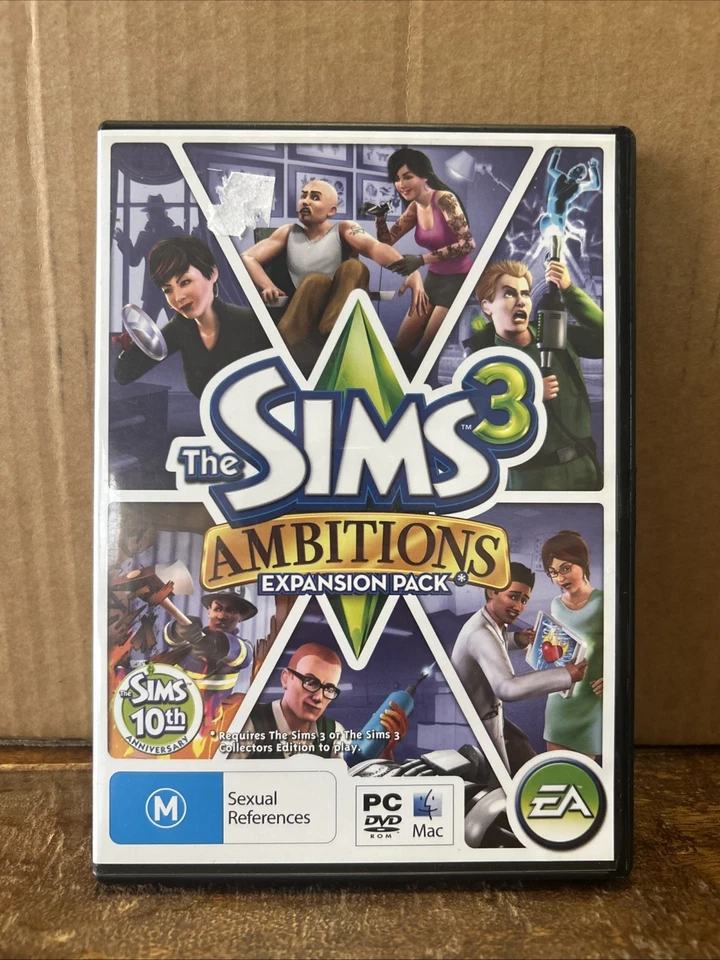 The Sims 3: Ambitions (PC, PAL) – Expansion Pack Complete + Free Shipping - Image 1 of 1