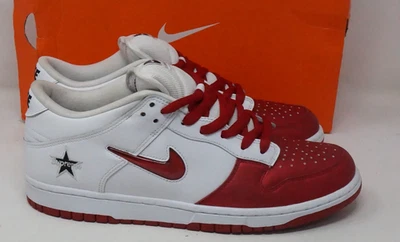 Размер 11 - Nike Supreme x Dunk SB низкий университетский красный - Изображение 1 из 4