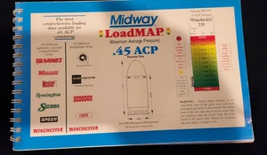 Vtg MIDWAY USA LOADMAP 45 ACP Cartridge Reloading Data Manual Soft Cover/Spiral - Picture 1 of 6