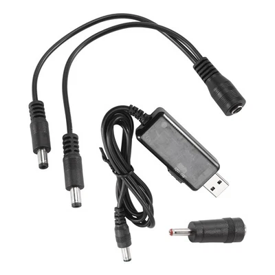 USB Boost Cable 5V Boost Up To 9V 12V DC Voltage 1A Step Volt T7378 - Image 1 of 4