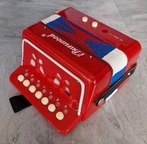 Red Accordion Burswood By John Lewis Preloved Children's Good Condition - Picture 1 of 6