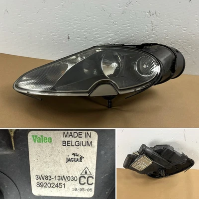 03-2006 Jaguar X100 XKR XK8 Faro lateral izquierdo xenón HID negro OEM Foto 1 de 4