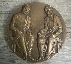 H. Dropsy Alliance Francaise to Mlle Andree Liniere New York 1948-1975 Bronze - Picture 1 of 3