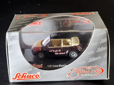 Escala HO 1:87 Schuco VW Volkswagen Beatle Cabrio "Vamos a la playa" Foto 1 de 4