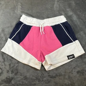 Justice Sweat Shorts Color Block Drawstring Waist Pink Blue Girls Medium (10) - Picture 1 of 10
