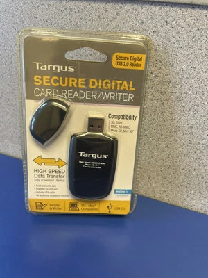 NEW Targus Secure Digital SD Card Reader Writer USB High Speed For PC/Mac - Image 1 of 2