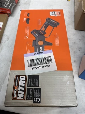	Worx Nitro 20V 5" Motosierra Inalámbrica Sin Escobillas 2.0 Ah Batería y Cargador	 Foto 1 de 2