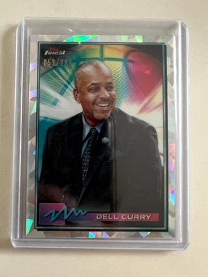 2021 Topps Finest Basketball No30 Dell Curry АТОМНАЯ ПЕРЕЛИВАЮЩАЯСЯ КАРТОЧКА /299 - Изображение 1 из 2