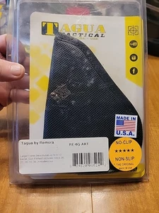 TAGUA By Remora Non-Slip No Clip Inside Waist Holster RE-6 Ambi Black fit Glock+ - Picture 1 of 6