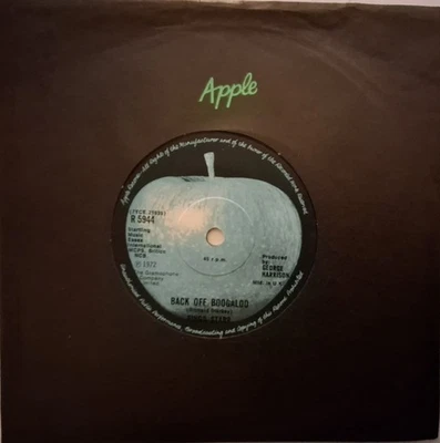 Ringo Starr - Back Off Boogaloo/Blindman 7" UK Apple 45 1972 - Image 1 of 2