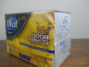 Esfera para hombres 24 horas armadura olor barra jabón antibacteriano 2 barras nuevo sellado - Imagen 1 de 1