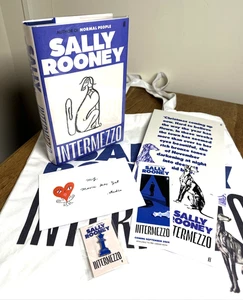 Sally Rooney: Intermezzo SIGNED DATED UK 1/1 HB Faber + DOODLED COVER + Extras - Picture 1 of 13