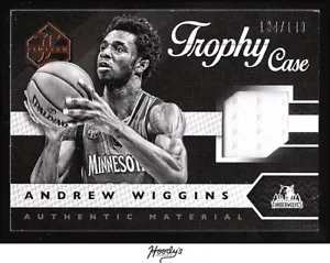 CAMISETA ANDREW WIGGINS 2015-16 PANINI ESTUCHE TROFEO LIMITADO USADA EN JUEGOS #/149 - Imagen 1 de 1