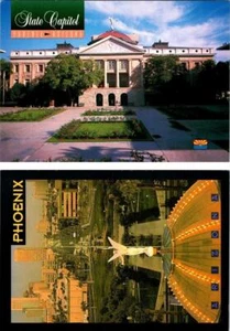 2~4X6 Postcards Phoenix, AZ Arizona  STATE CAPITOL & Winged Victory Statue~Dome - Picture 1 of 5