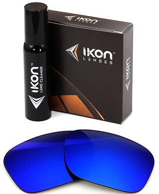 IKON LENSES Polarized IKON Replacement Lenses For Arnette Sawbuck AN4154 - Deep Blue