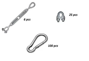 Kit de cables interiores/exterior para jaula de bateo de béisbol softbol - Imagen 1 de 5