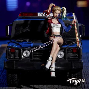Harley Quinn Car Statue Figure Model Collectible Painted GK Box Boy Gift - Picture 1 of 14