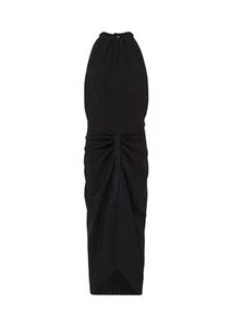 Black Crepe Majorca Dress Women’s Evening Dress - Imagen 1 de 4