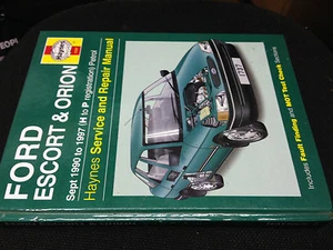 FORD ESCORT UND ORION HAYNES HANDBUCH GEBUNDEN SEP 1990 BIS 1997 H BIS P REG - Bild 1 von 1
