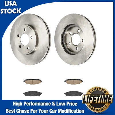 Front Brake Rotors Pads for Lincoln Town Car 2003-2011 Ford Crown Victoria 03-11 - Image 1 of 4