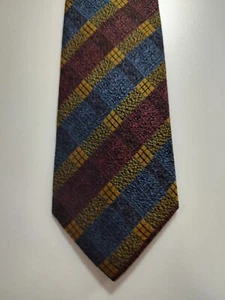 ENRICO COVERI 100% SILK TIE TIE NECKTIE MADE IN ITALY CLASSIC - Picture 1 of 6