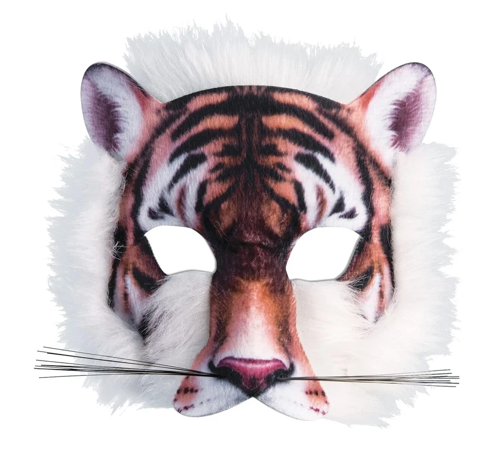 Tiger Face Mask Costume Accessory - Image 1 of 1