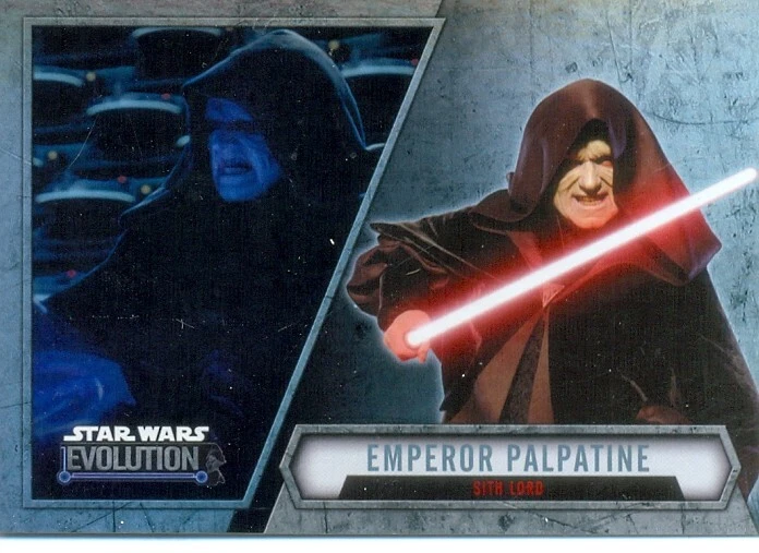 2016 Star Wars Evolution Silver Parallel Card 49 - EMPEROR PALPATINE - Image 1 of 1