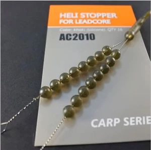 16 Stk. Heli Stopper für Leadcore Karpfen Montage FEEDER RIG Running Vorfach - Bild 1 von 1