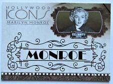 2007 MARILYN MONROE Donruss Americana SAMPLE embossed promo card HOLLYWOOD ICONS