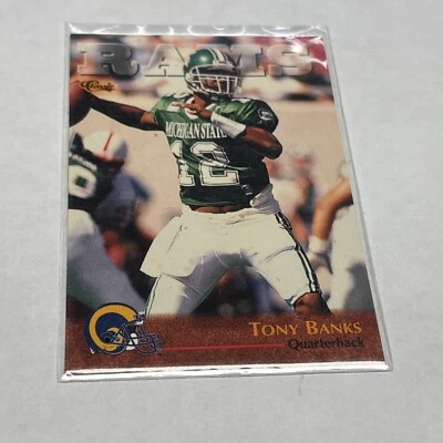 Tony Banks #50 1996 Classic NFL Rookies St. Louis Rams - Image 1 of 2