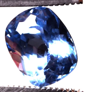 14.60 Cts. Natural Neon Blue Grandidierite Cushion Shape Certified Gemstone - Picture 1 of 4